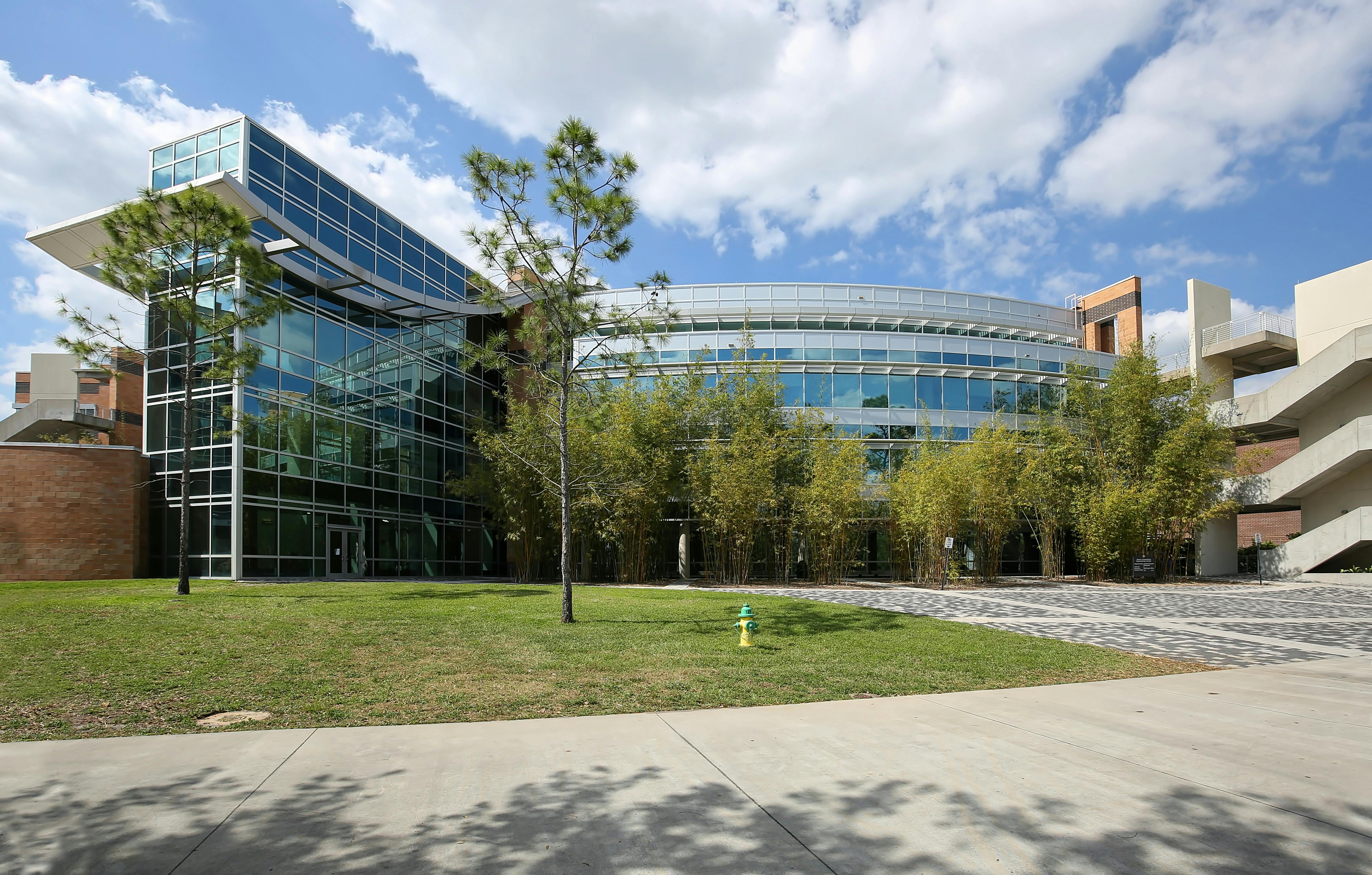 Department of Electrical Engineering & Computer Science building located on the main campus of the University of Central Florida, UCF, in Orlando.