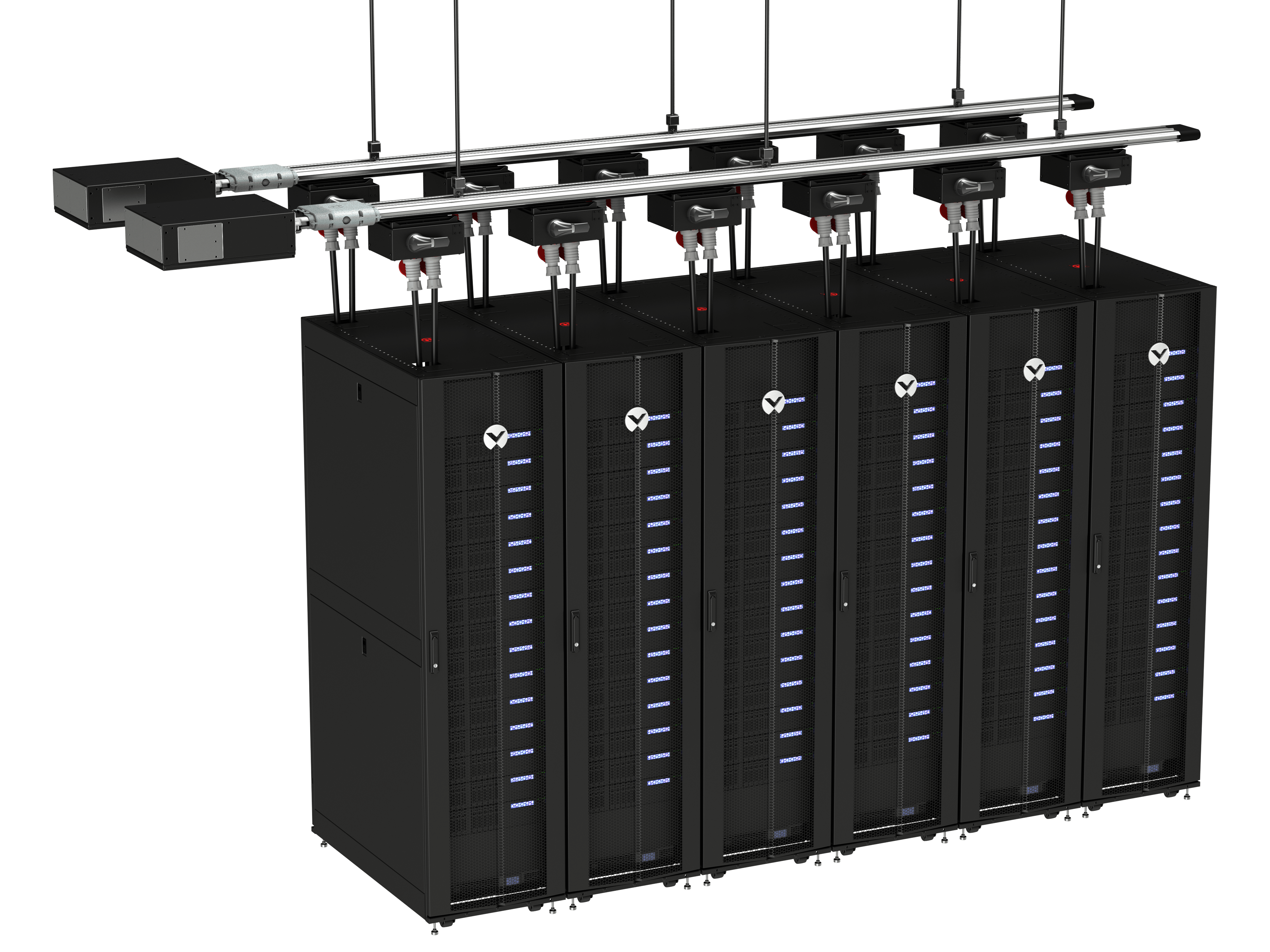 Integrated, modular data center solutions from Vertiv unveiled at the 2025 OCP Global Summit address power and density challenges for AI environments.