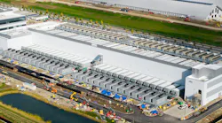 Aerial view of a new AI data center campus under construction in New Albany, Ohio, a fast-growing hub in the Columbus market, on November 2, 2025. Aerial view of a new AI data center campus under construction in New Albany, Ohio, a fast-growing hub in the Columbus market, on November 2, 2025.