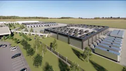 Rendering of Bell Canada’s planned 300 MW AI data center campus in Saskatchewan, developed as part of its sovereign AI strategy with CoreWeave and Cerebras as anchor customers. Rendering of Bell Canada’s planned 300 MW AI data center campus in Saskatchewan, developed as part of its sovereign AI strategy with CoreWeave and Cerebras as anchor customers.