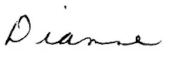 Dianne Signature First Name Dianne Signature First Name