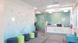 The reception area at the Pacific Dental Services Foundation Dentists for Special Needs clinic in Phoenix, Arizona The reception area at the Pacific Dental Services Foundation Dentists for Special Needs clinic in Phoenix, Arizona