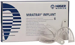 Figure 4: MiraTray implant impression tray system (Hager Worldwide) Figure 4: MiraTray implant impression tray system (Hager Worldwide)