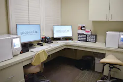 The practice recently purchased a second fastmill.io unit to work in conjunction with their glidewell.io system. This helps the team keep up with the increasing patient demand for in-office single-day crowns. The practice recently purchased a second fastmill.io unit to work in conjunction with their glidewell.io system. This helps the team keep up with the increasing patient demand for in-office single-day crowns.