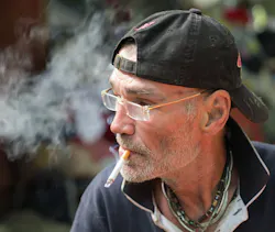 Figure 2: Research shows a way to nearly ensure implant failure, which is putting implants in a heavy smoker. Figure 2: Research shows a way to nearly ensure implant failure, which is putting implants in a heavy smoker.