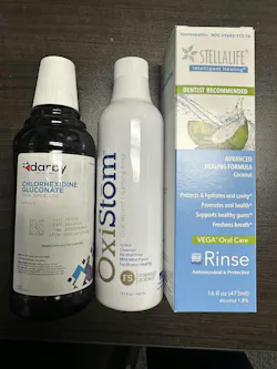 Figure 2: Three different mouth rinses Figure 2: Three different mouth rinses