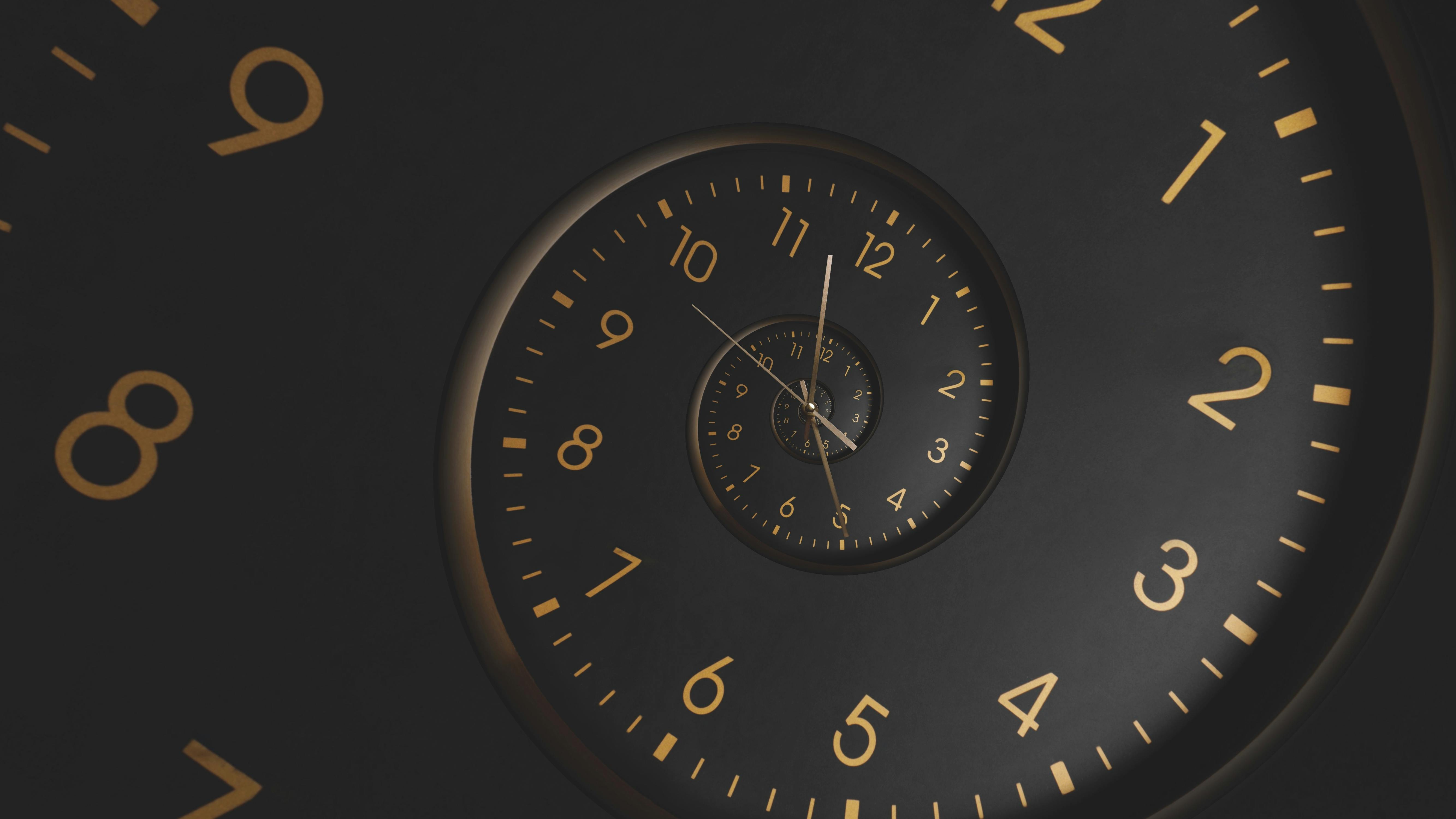 a dial indicating time