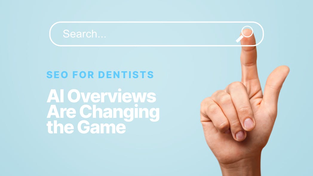 Finger clicking on a search icon