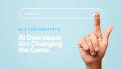 Finger clicking on a search icon Finger clicking on a search icon