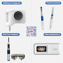Figure 2: Devices in the BLISS diagnostic ecosystem support initial exam, screening, treatment, and long-term maintenance. Figure 2: Devices in the BLISS diagnostic ecosystem support initial exam, screening, treatment, and long-term maintenance.