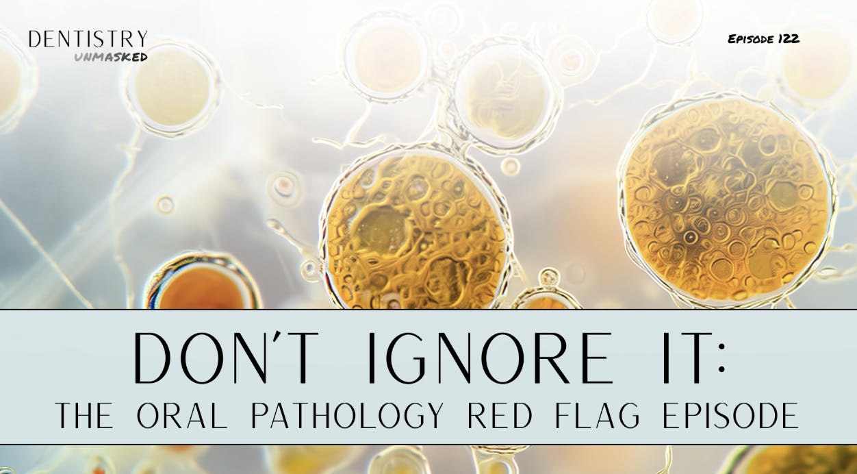 Don't ignore it: The oral pathology red flag