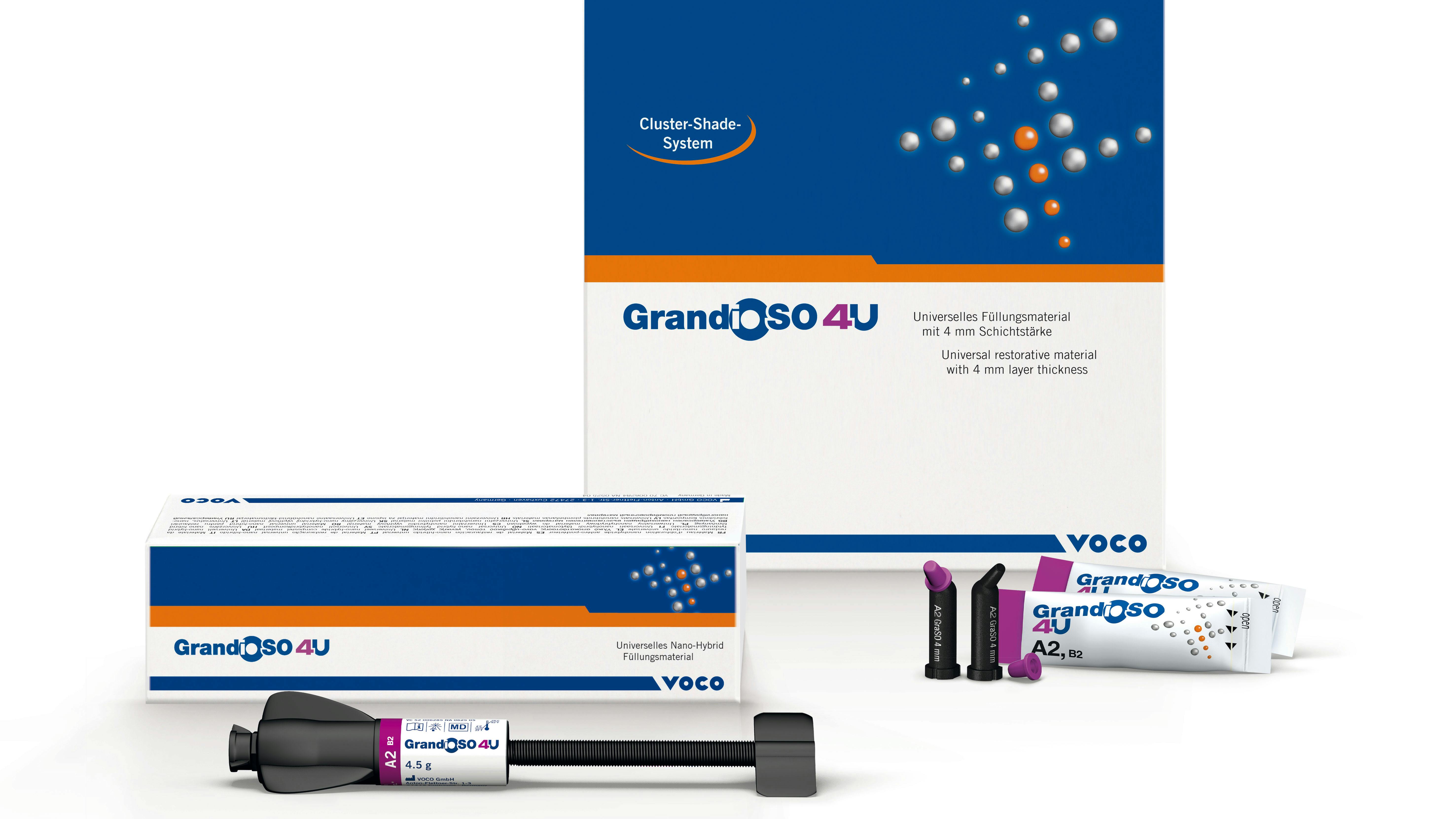 product picture of GrandioSO 4U nanohybrid dental composite