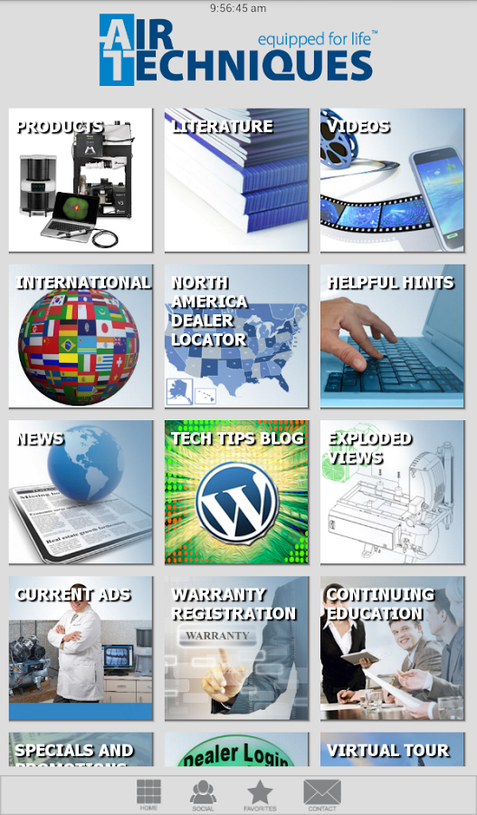 Air Techniques Inc. has developed an app for Android tablets and phones.