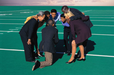 Team Huddle The Staff