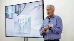 John Flucke, DDS, presents the key features of Philips Sonicare Teeth Whitening Kits and demonstrates the product during a launch event at Chicago Midwinter on February 23, 2024. John Flucke, DDS, presents the key features of Philips Sonicare Teeth Whitening Kits and demonstrates the product during a launch event at Chicago Midwinter on February 23, 2024.