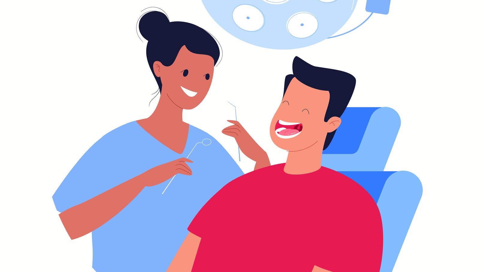 66a2a28d5abce3bc294c7aa6 Cartoon Rdh And Patient