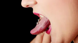 Tongue piercing Tongue piercing