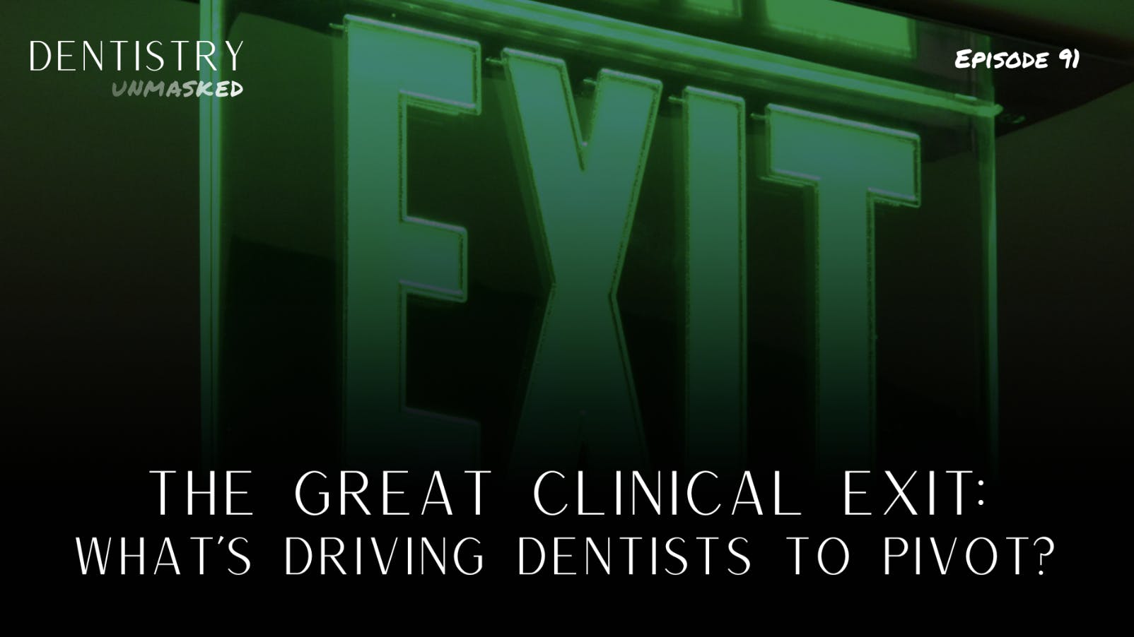 What&rsquo;s driving dentists to pivot? With Sonja Reddy