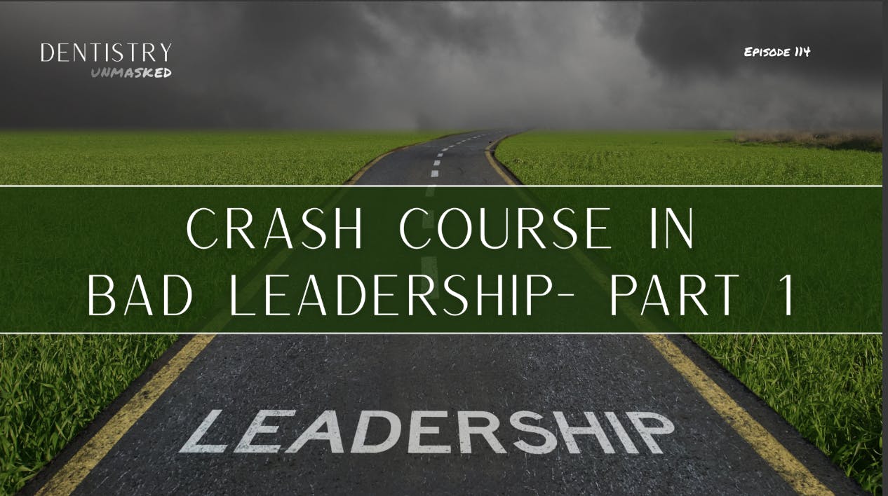 Crash course in bad leadership with Andrew Johnston