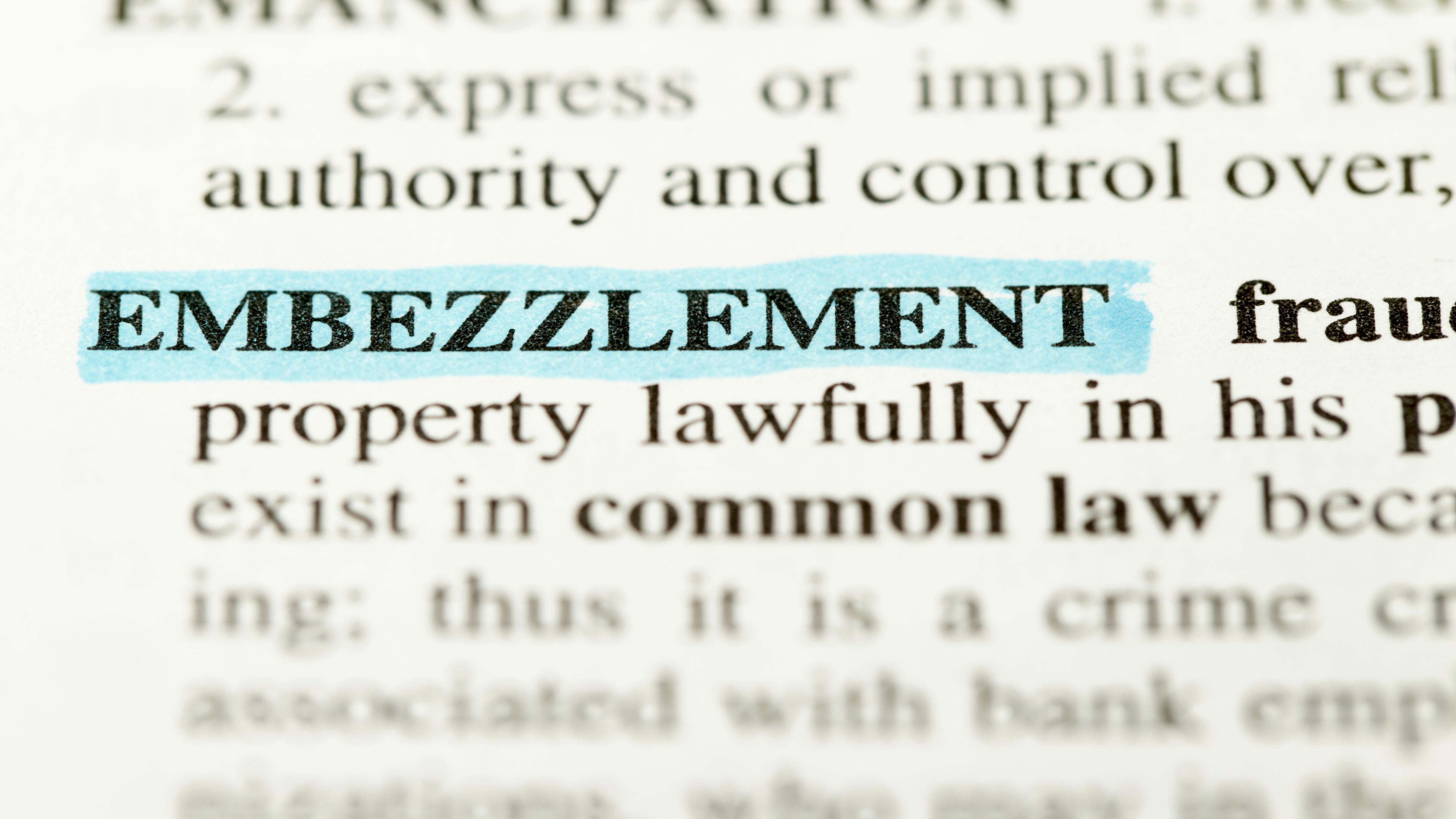 Embezzlement definition