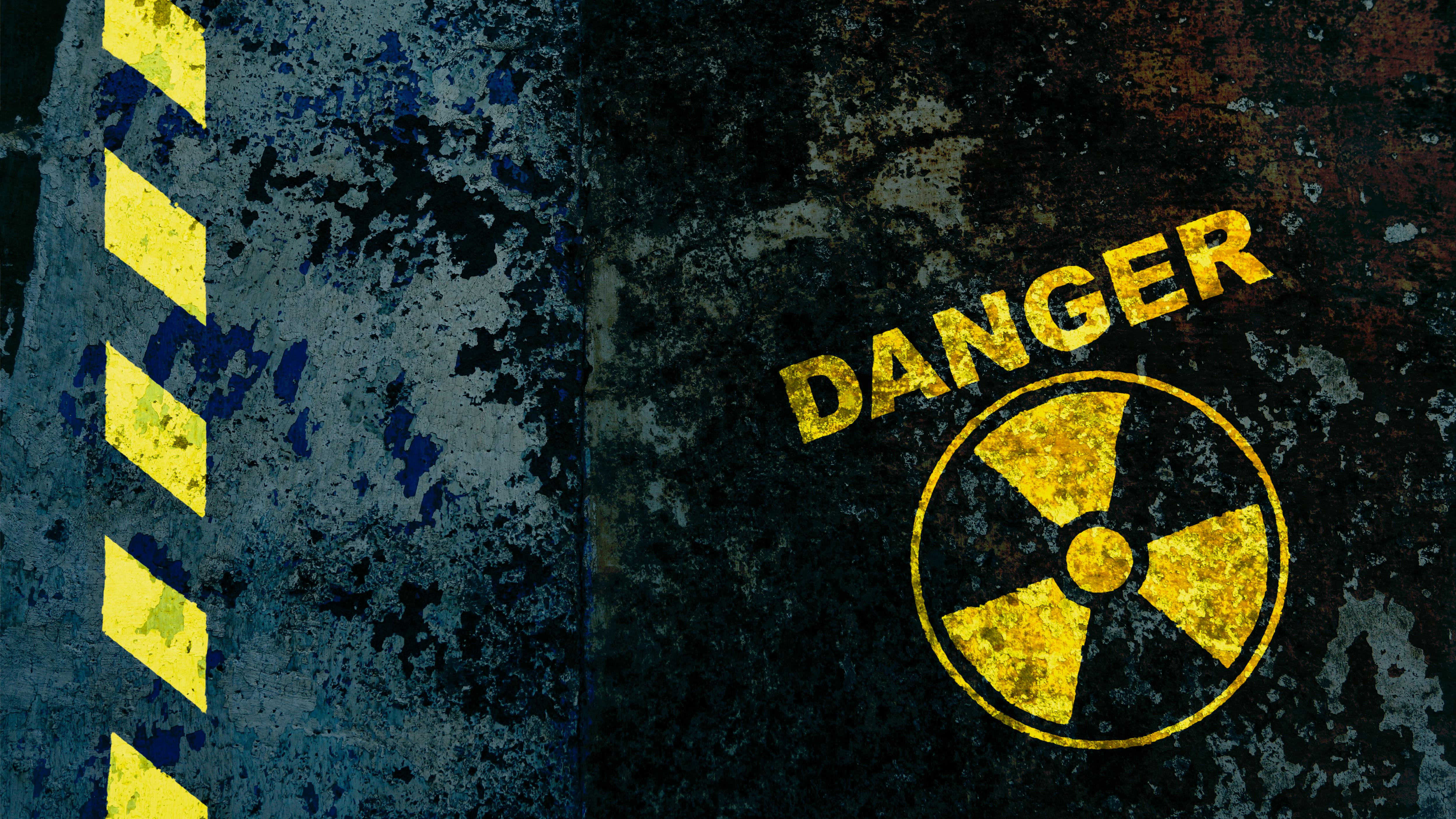 danger sign representing a toxic environment