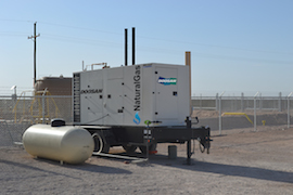natural gas powered generator