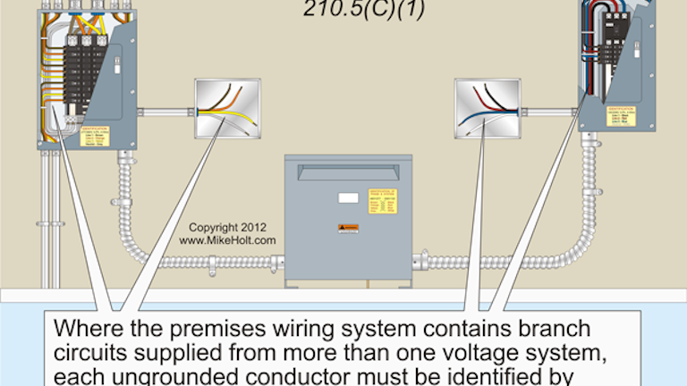 Code Q Amp A Identification Of Circuit Conductors Ec Amp M