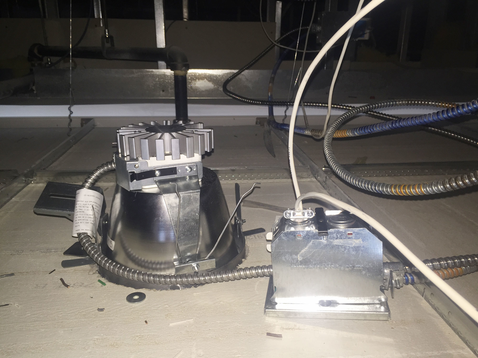 Improper electrical installation