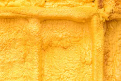 Spray Foam Insulation in Wall Cavity Spray Foam Insulation in Wall Cavity