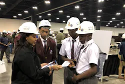 IEC coordinator Delast Muhammad with students IEC coordinator Delast Muhammad with students