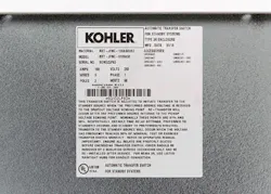 Kohler automatic transfer switches recalled Kohler automatic transfer switches recalled