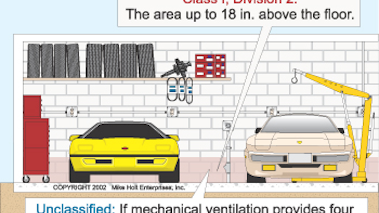 Wiring Commercial Garages And Repair And Storage Facilities Ec M