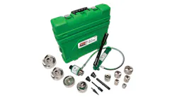 Greenlee Speed Punch knockout punch kit Greenlee Speed Punch knockout punch kit