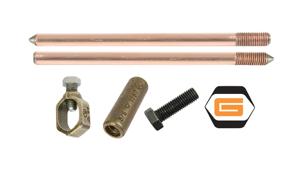 Galvan ground rod electrode kit