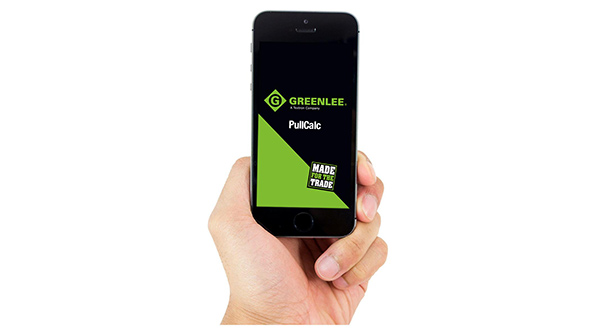 Greenlee PullCalc cable pulling app