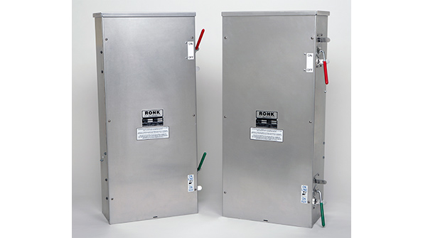 Ronk fused disconnect doublethrow switch