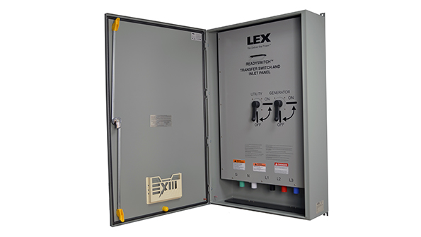 Lex Products PowerGATE ReadySwitch emergency power manual transfer switch