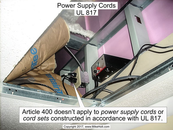 Untangling Flexible Cord Requirements | EC&M