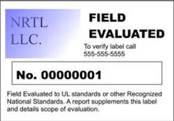 This is what a typical field evaluated label looks like This is what a typical field evaluated label looks like