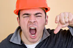 angry construction worker angry construction worker