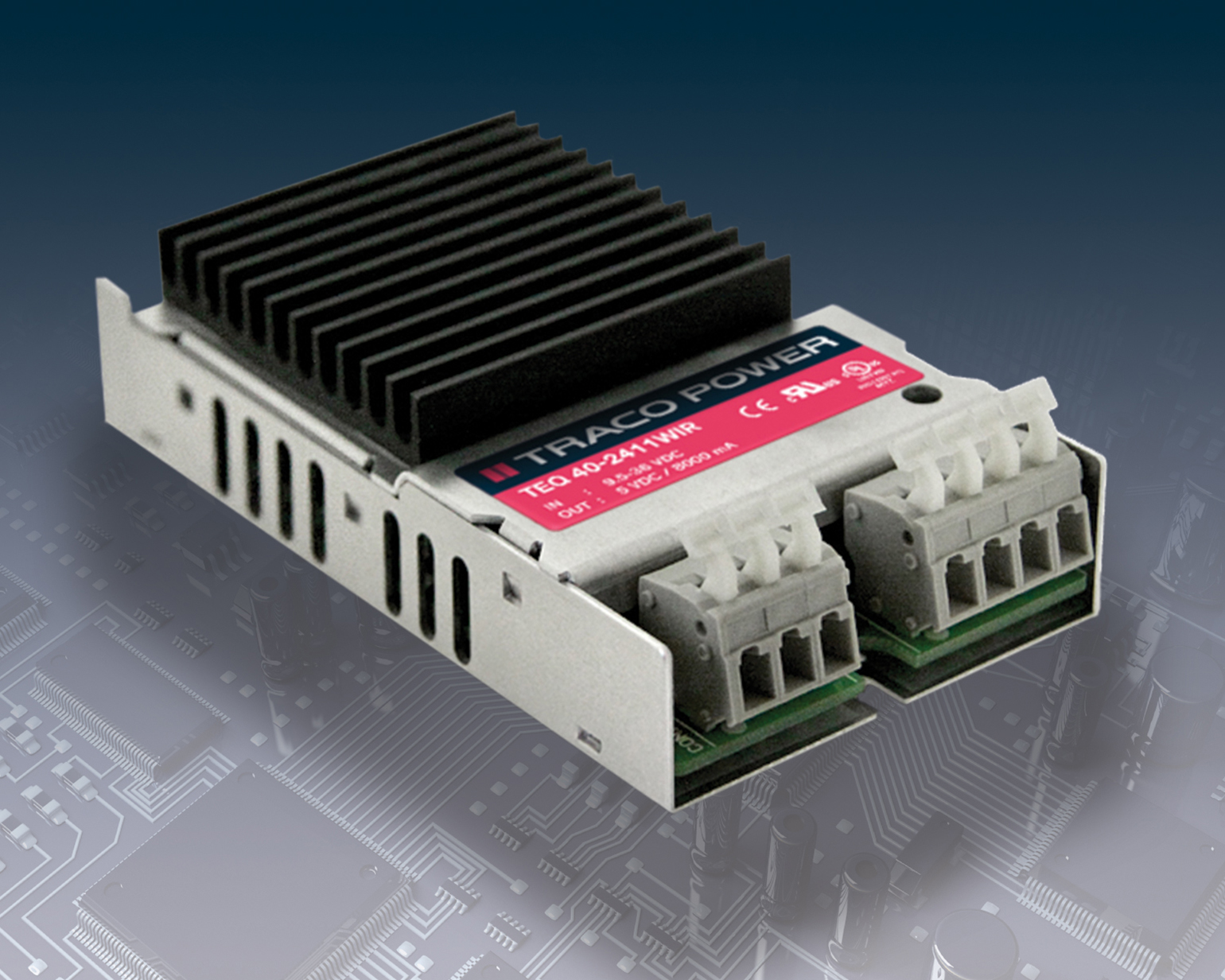 TRACO TEQ 40WIR Series DC-DC converters