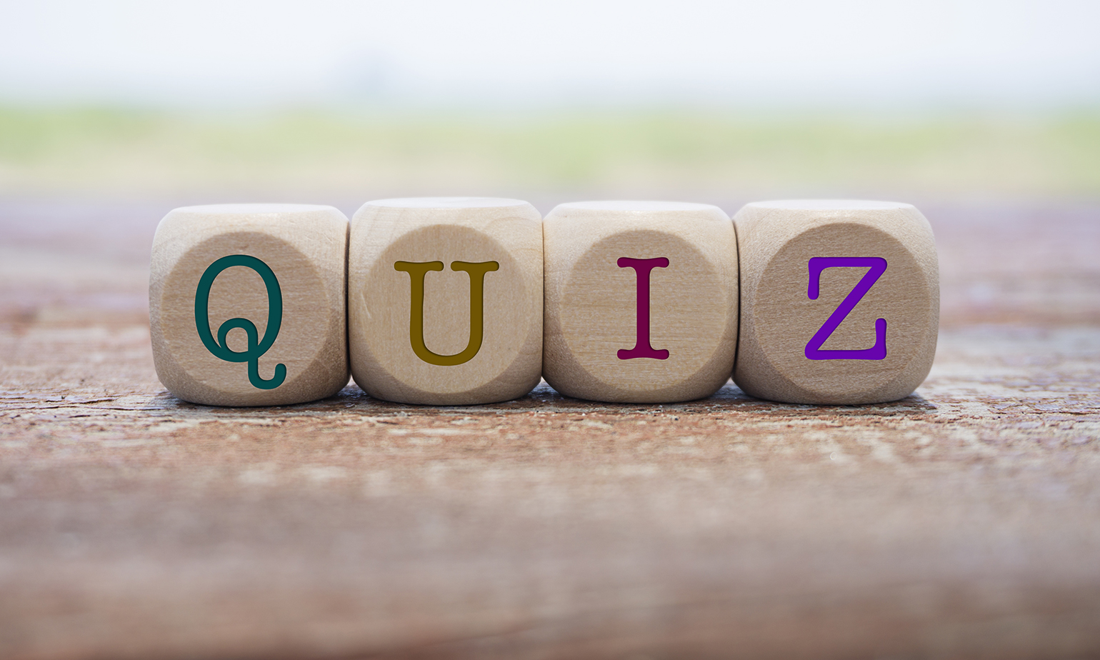 ECM MRO Quiz wooden blocks