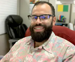 Chris Moreno works out of the company’s Kapolei, Hawaii, office location and is enrolled in the project management course. Chris Moreno works out of the company’s Kapolei, Hawaii, office location and is enrolled in the project management course.