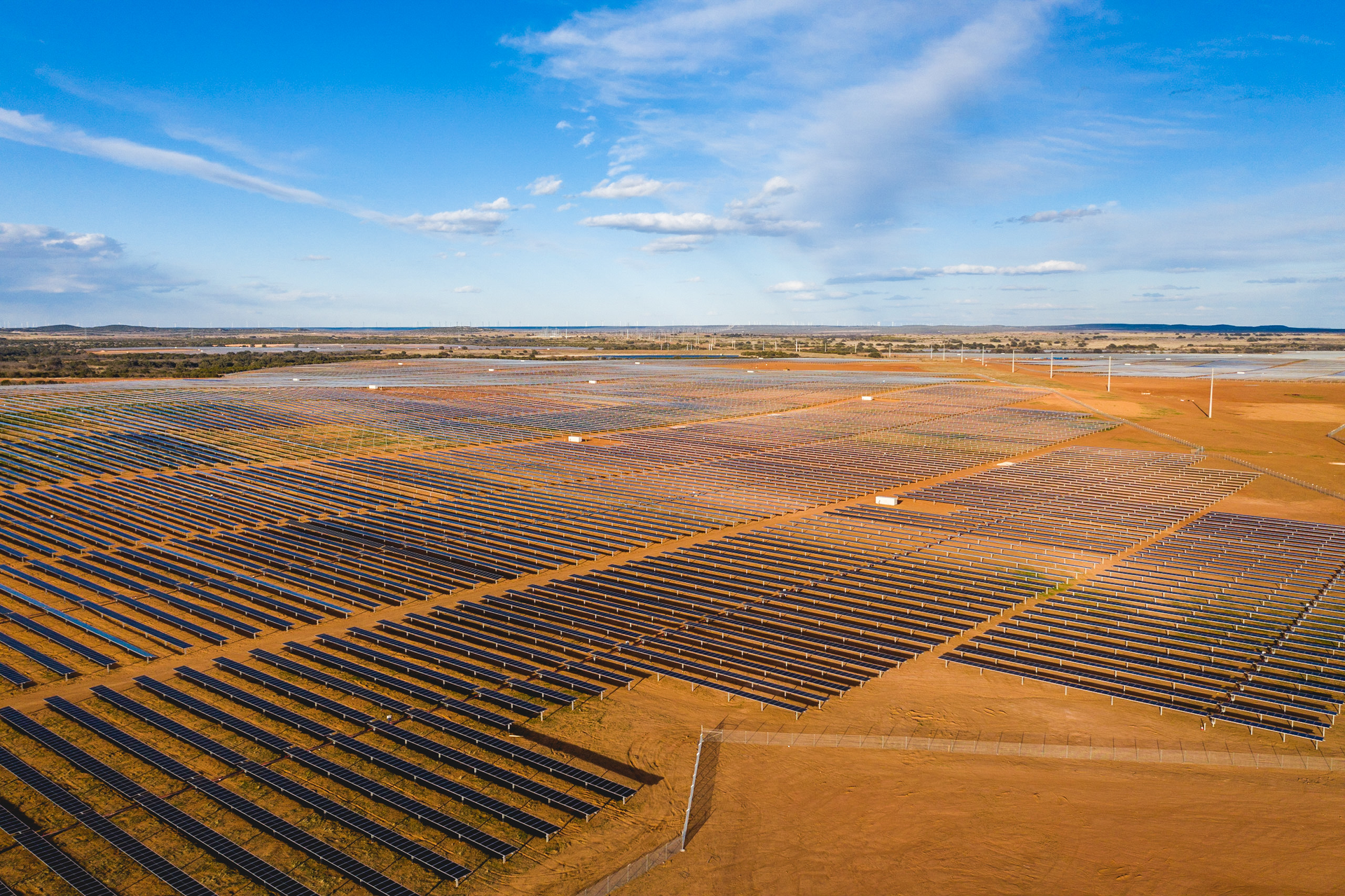 Duke Energy Renewables&rsquo; 200MW Holstein Solar Project in Nolan County, Texas, features 709,000 solar panels.