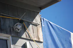 string of lights on seafood restaurant string of lights on seafood restaurant