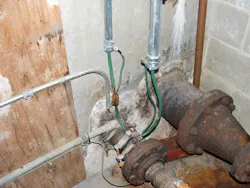 GEC bonded to metal raceway GEC bonded to metal raceway