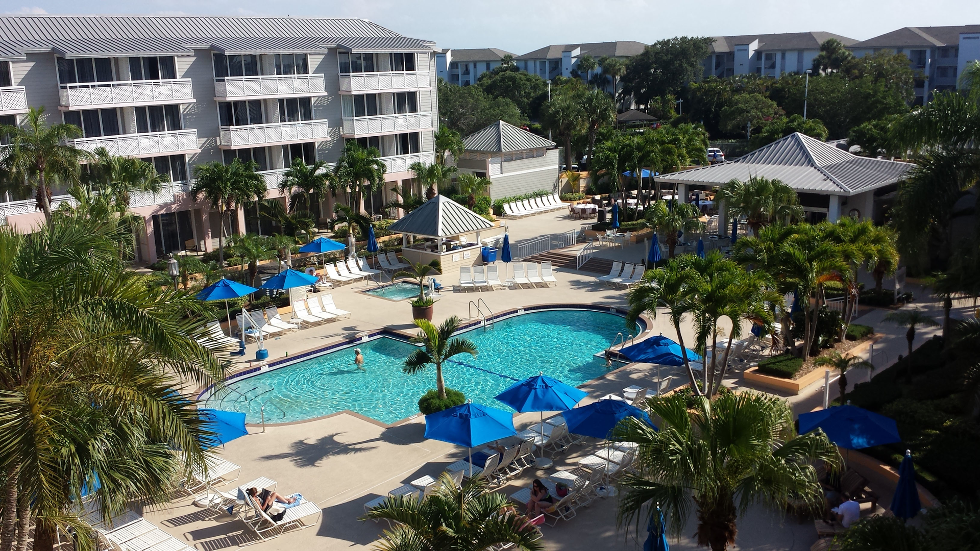Photo 2. The shot shows a permanently installed pool constructed in the ground capable of holding water at a depth greater than 42 in.