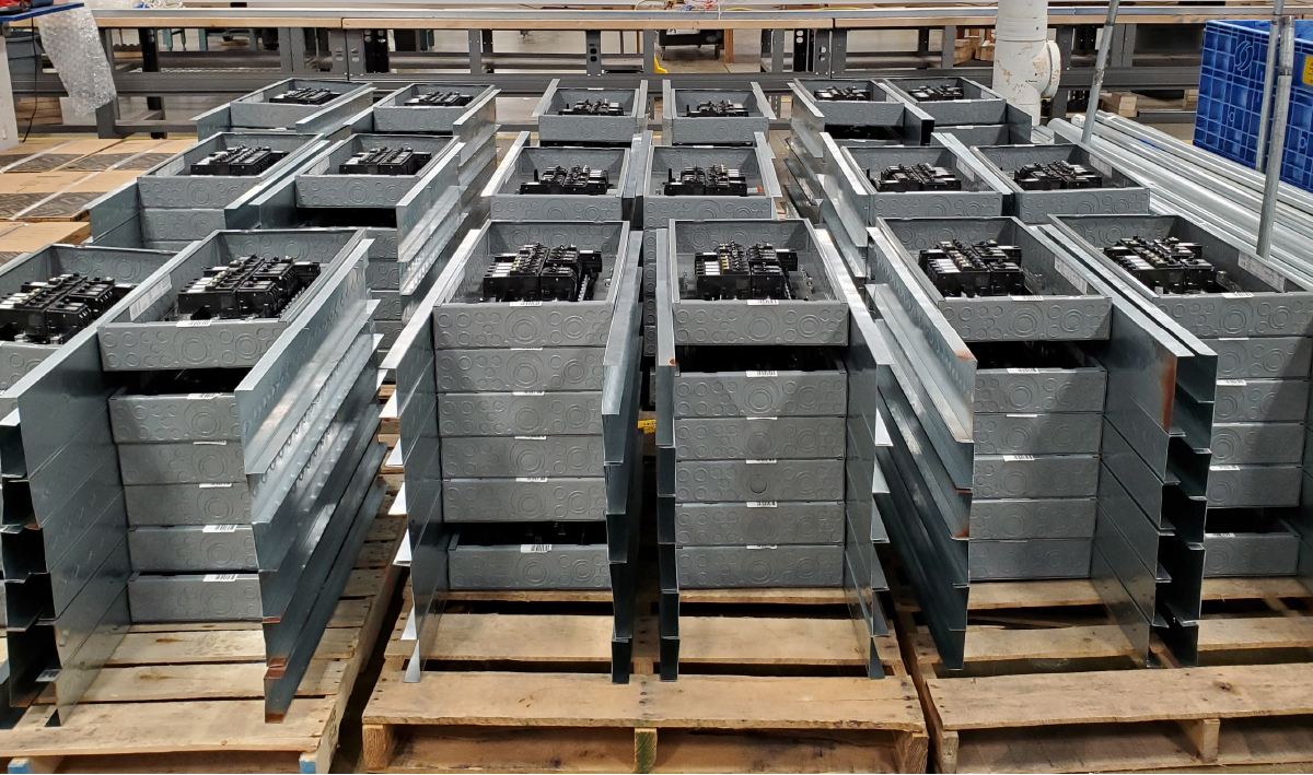 Electrical equipment prefabrication