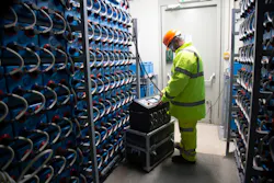 Photo 1. Wearing the correct PPE ensures the safety of testing personnel. Photo 1. Wearing the correct PPE ensures the safety of testing personnel.