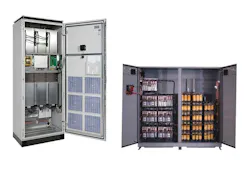 Examples of industrial harmonic filters (active and passive). Examples of industrial harmonic filters (active and passive).